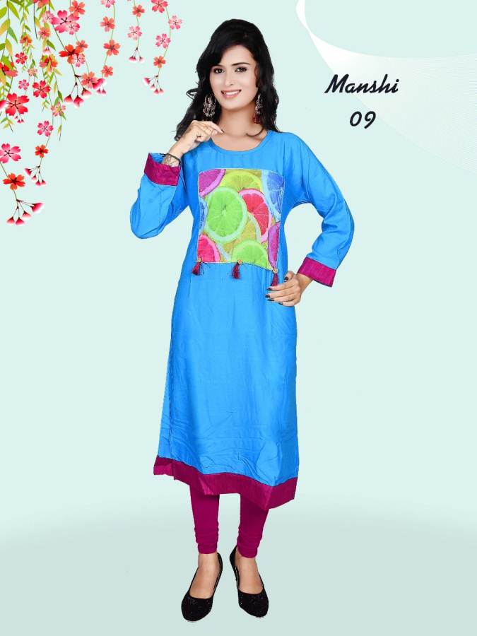 M-Manshi Vol-1 Daily Casual Wear Rayon Kurtis Collection
